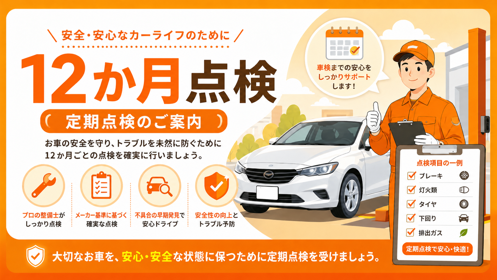 12ヶ月点検のイメージ